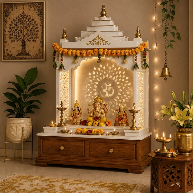 Home Mandir Decoration