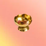 Medium Brass Ghee Pradip Set